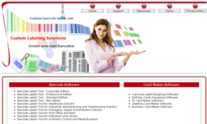 Custombarcodelabels.net thumbnail