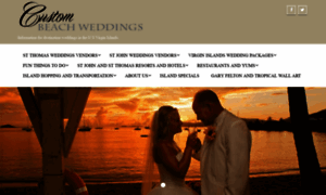 Custombeachweddings.com thumbnail