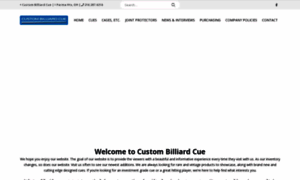 Custombilliardcue.com thumbnail