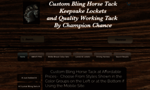 Customblinghorsetack.com thumbnail