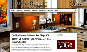 Customcabinetsd.com thumbnail