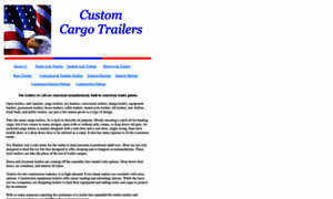 Customcargotrailers.com thumbnail