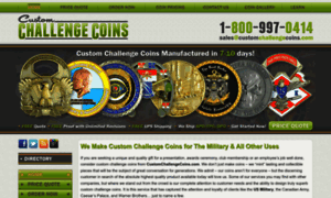 Customchallengecoins.com thumbnail