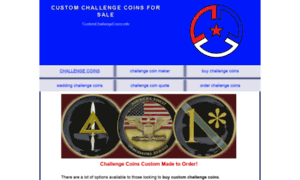 Customchallengecoins.info thumbnail