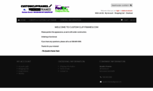 Customclipframes.com thumbnail
