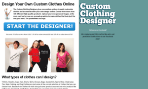 Customclothingdesigner.com thumbnail