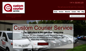 Customcourierservice.com thumbnail