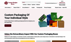 Customdesignsboxes.com thumbnail