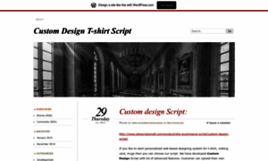 Customdesignscript.wordpress.com thumbnail