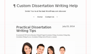 Customdissertationwritinghelp.wordpress.com thumbnail