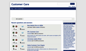 Customer-carenumber.in thumbnail