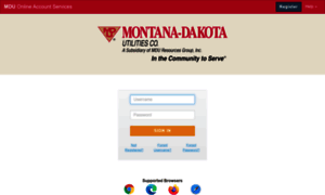 Customer.montana-dakota.com thumbnail