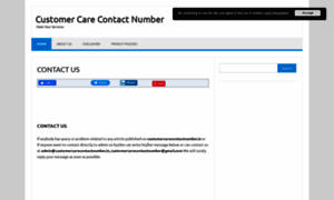 Customercarecontactnumber.in thumbnail