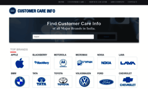 Customercareinfo.in thumbnail