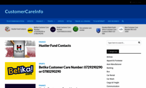 Customercareinfo.org thumbnail