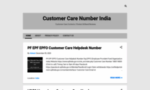 Customercarenumberindia.com thumbnail