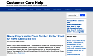 Customercarephonenumbers.in thumbnail