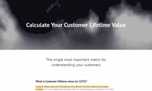 Customerlifetimevalue.co thumbnail