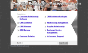 Customerrelationshipmanagements.com thumbnail