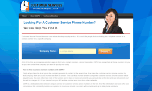 Customerservicephonenumbers.co.uk thumbnail