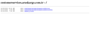 Customerservices.araskargo.com.tr thumbnail
