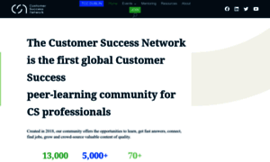 Customersuccessnetwork.org thumbnail