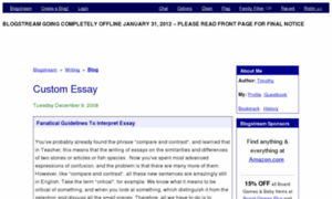 Customessaytips.blogstream.com thumbnail