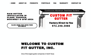 Customfitgutter.com thumbnail