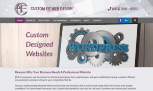 Customfitwebdesign.com thumbnail