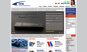 Customflashmemory.com thumbnail