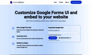 Customgform.com thumbnail