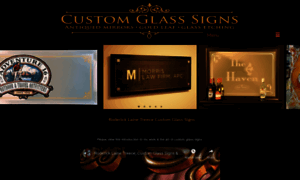 Customglasssigns.com thumbnail