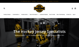 Customhockeyuniforms.com thumbnail