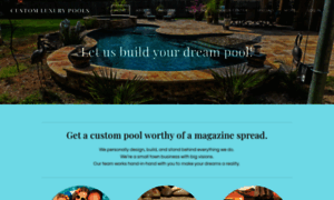 Customluxurypools.com thumbnail