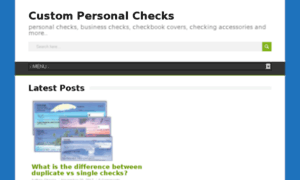 Custompersonalchecks.com thumbnail