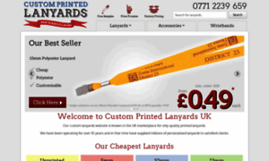 Customprintedlanyards.co.uk thumbnail