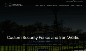 Customsecurityfence.com thumbnail