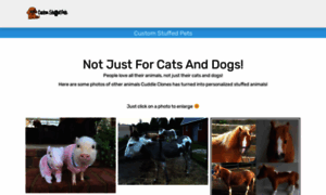 Customstuffedpets.com thumbnail