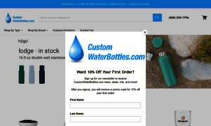 Customwaterbottles.com thumbnail