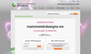 Customwebdesigns.ws thumbnail