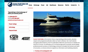 Customyachtsales.com thumbnail