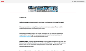 Cutbank.submittable.com thumbnail