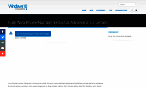 Cute-web-phone-number-extractor-advance.windows10compatible.com thumbnail