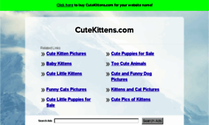 Cutekittens.com thumbnail