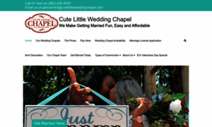 Cutelittleweddingchapel.com thumbnail