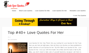 Cutelovequotes-for.com thumbnail