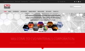 Cvdmaterialscorporation.com thumbnail