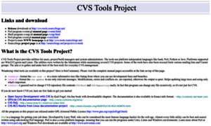 Cvs-tools.sourceforge.net thumbnail