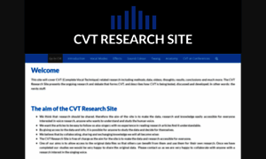 Cvtresearch.com thumbnail