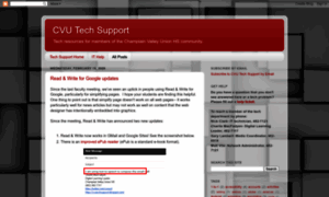 Cvutechsupport.blogspot.com thumbnail